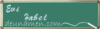 Evi Habel Visitenkarte